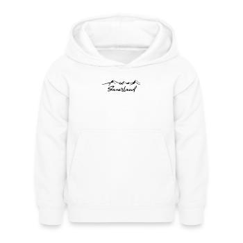 Sauerland Sticker - Kinder Hoodie - Weiß - Vorne - AI Model Kid Female (0cm)