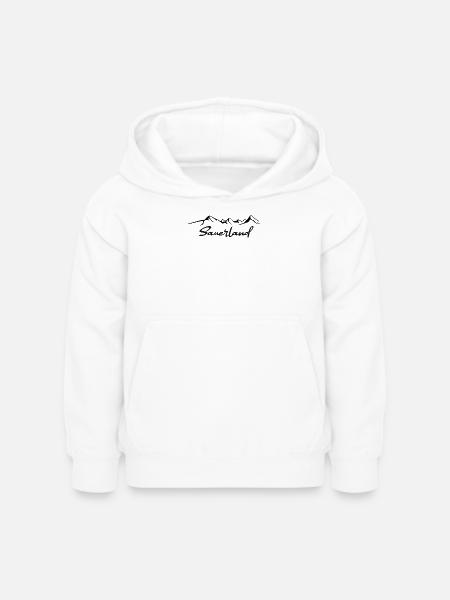 Sauerland Sticker - Kinder Hoodie - Weiß