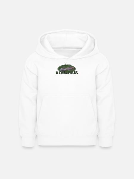 Wassermann Sternzeichen Wassermann Aquarius - Kinder Hoodie - Weiß