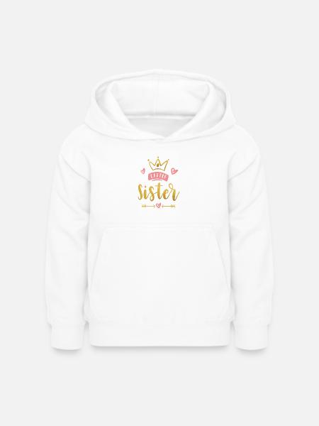 Little Sister Announcement – Baby & Kids Clothes - Kids Hoodie - white