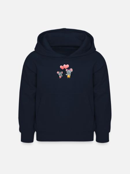 Mäuse - Kinder Hoodie - Navy