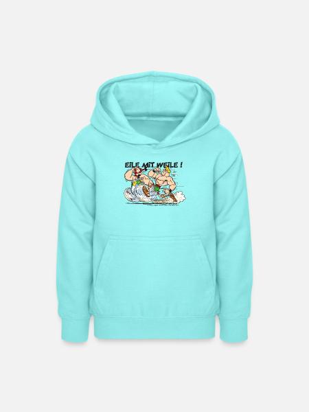 Obelix: Eile mit Weile! - Teenager Hoodie - Pfefferminze