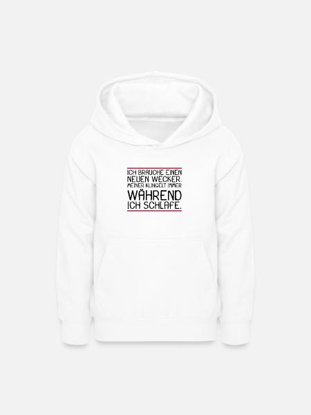 Lustige Sprüche - Teenager Hoodie - Weiß
