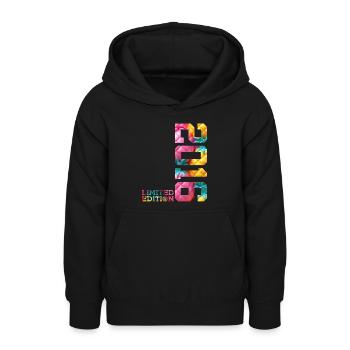 10. GEBURTSTAG LIMITED EDITION 2016 - Teenager Hoodie - Schwarz - Vorne - AI Model Teenager Male light (155cm)