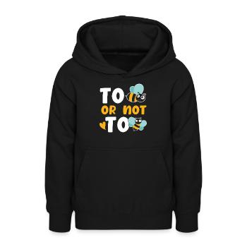 Biene oder nicht Biene - Teenager Hoodie - Schwarz - Vorne - AI Model Teenager Male light (155cm)
