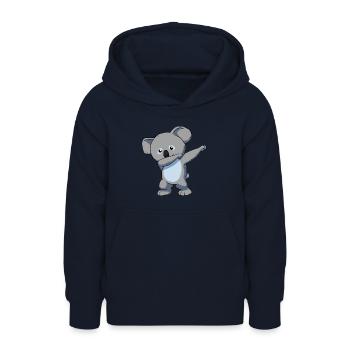 Koala Koalabär - Teenager Hoodie - Navy - Vorne - AI Model Teenager Male light (155cm)