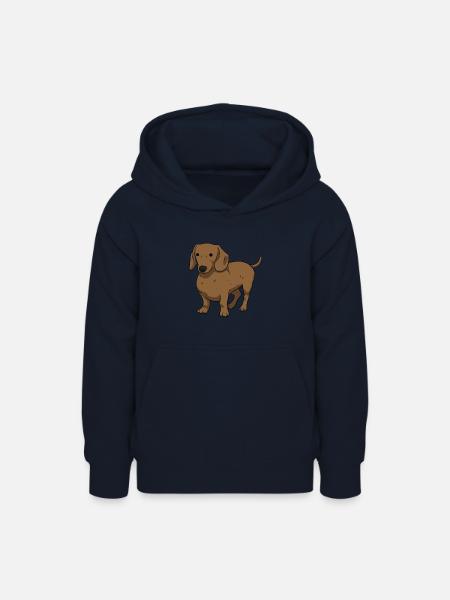 Dachshund - Teenager Hoodie - Navy