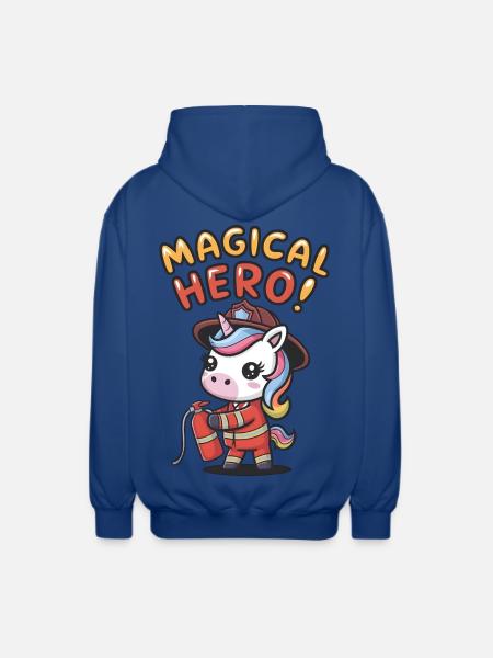 Magical Hero! - Unisex Hooded Jacket - royal blue