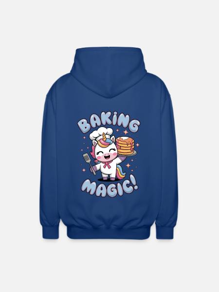 Baking Magic! - Unisex Hooded Jacket - royal blue
