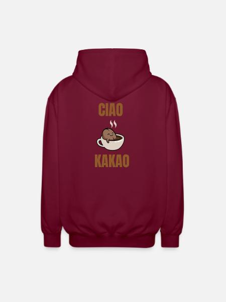 cacao ciao - Veste à capuche unisexe - bordeaux