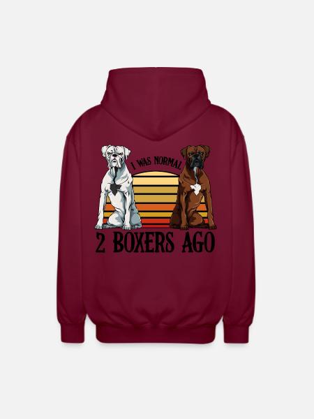 boxer - Unisex Hooded Jacket - bordeaux