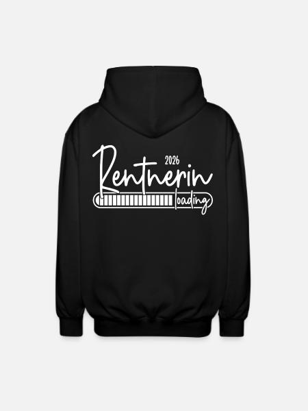 Rentnerin 2026 Loading - Unisex Kapuzenjacke - Schwarz