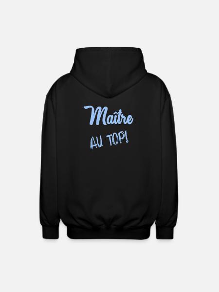 MASTER. MASTER - Unisex Hooded Jacket - black