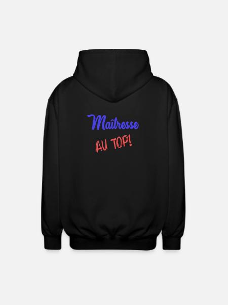 MISTRESS - Unisex Hooded Jacket - black