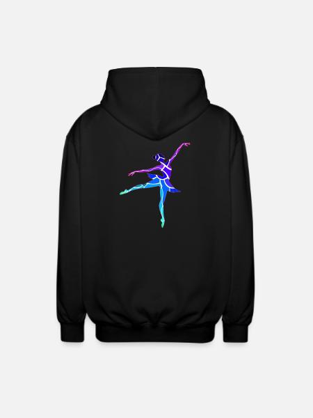 Danseur - Veste à capuche unisexe - noir