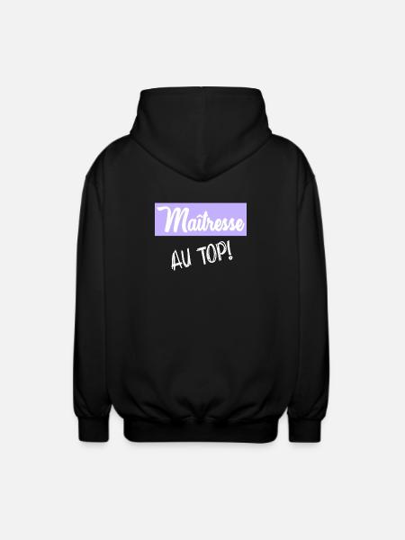 mistress - Unisex Hooded Jacket - black