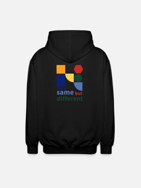same same but different - Unisex Kapuzenjacke - Schwarz