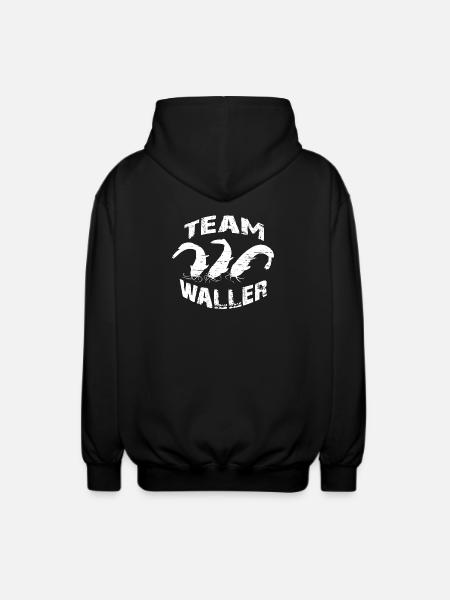 Welsangler - Sportfischer - Unisex Kapuzenjacke - Schwarz