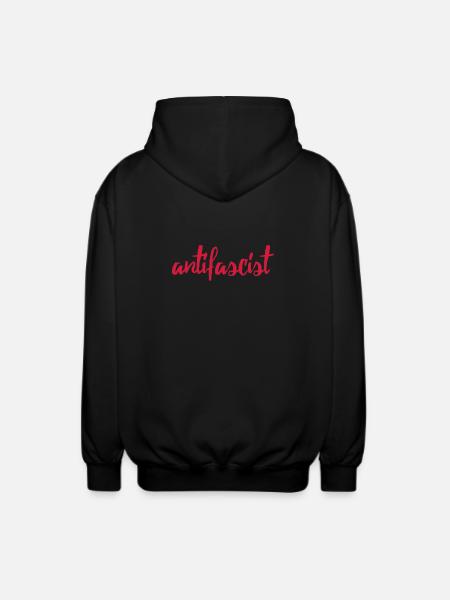 Always Antifascist - Unisex Kapuzenjacke - Schwarz