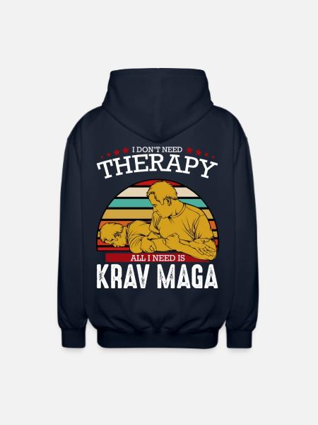Krav Maga - Veste à capuche unisexe - marine