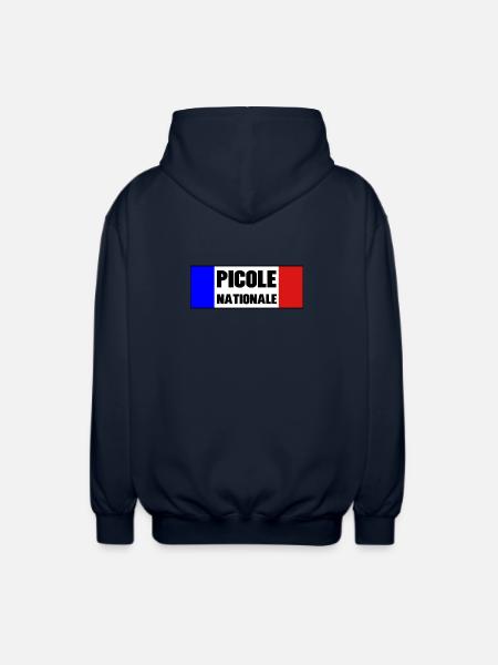 Picole Nationale - Veste à capuche unisexe - marine