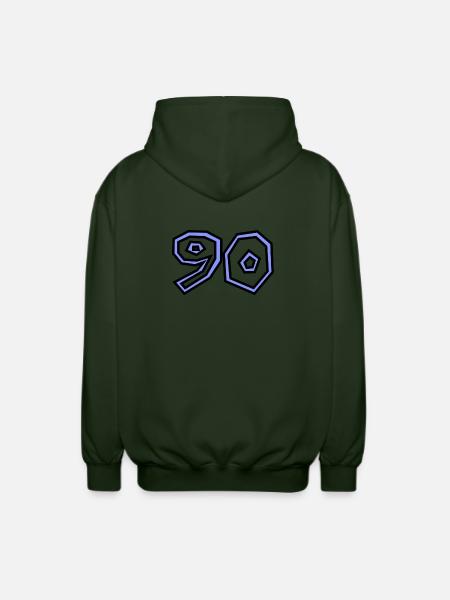 90 - Unisex Hooded Jacket - forest green