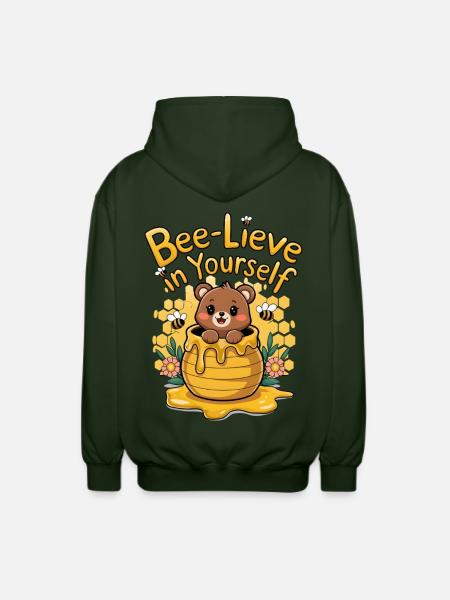 Croyez en vous-même - Veste à capuche unisexe - vert forêt