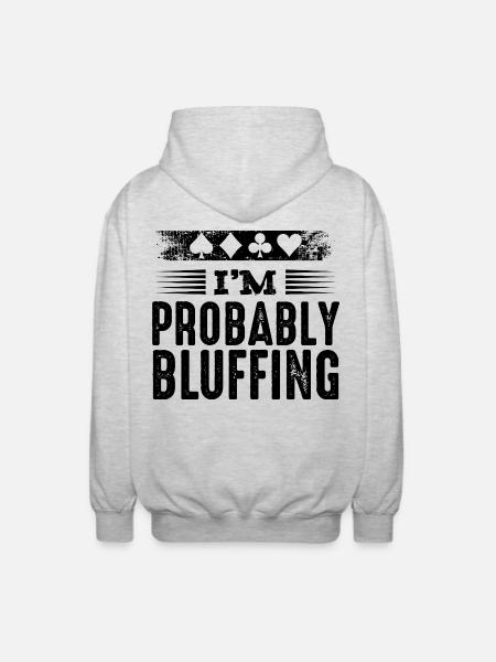 Poker - Unisex Hooded Jacket - light heather grey