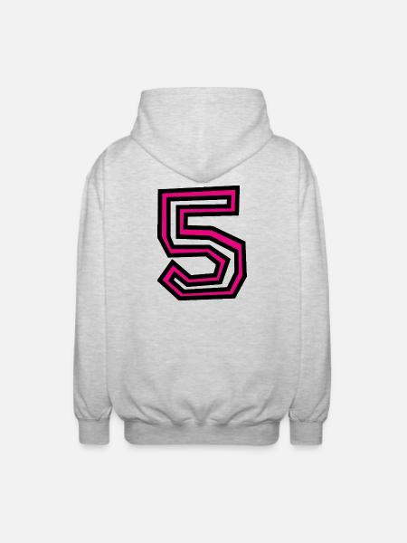 5 - Unisex Hooded Jacket - light heather grey