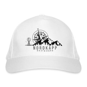 NordKapp Nord Nordkap - Bio-Baseballkappe - Weiß - Vorne