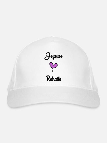 COLLEGUE. DEPART. RETRAITE - Casquette classique bio - blanc - Devant