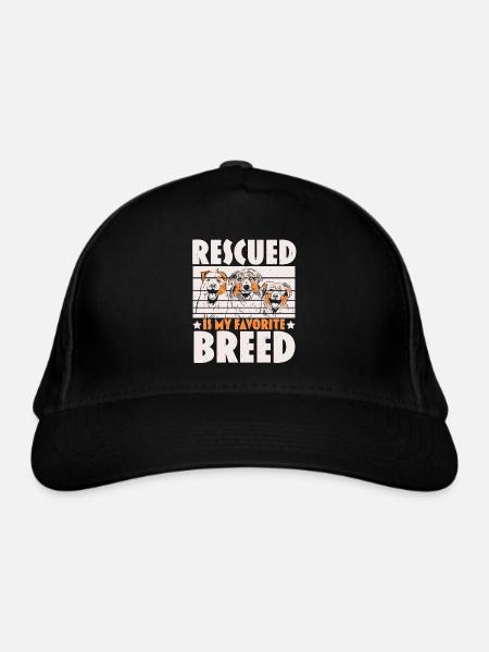 Tierpflege Tierretter Tierrechte - Bio-Baseballkappe - Schwarz