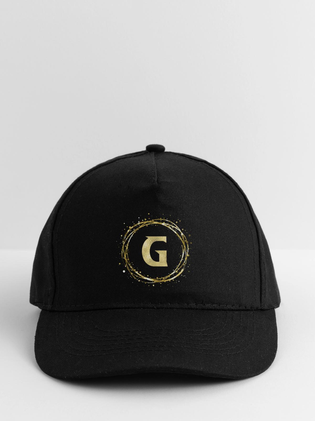 G - Bio-Baseballkappe - Schwarz - Vorne