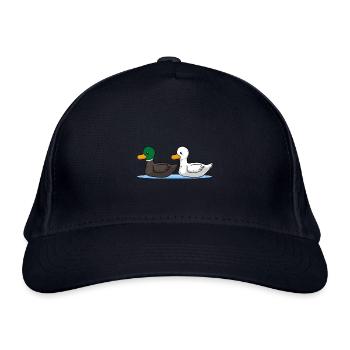 Enten - Bio-Baseballkappe - Navy - Vorne