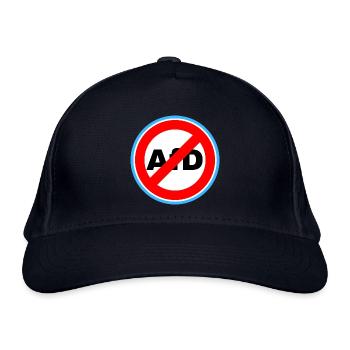 AFD Verbot - Bio-Baseballkappe - Navy - Vorne