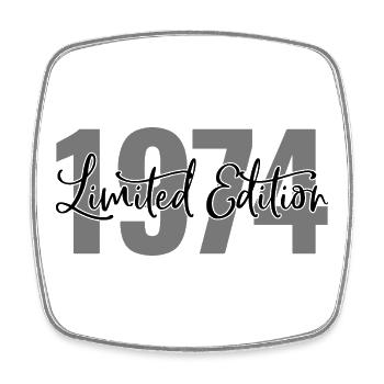 Édition limitée 1974 - Magnet carré - blanc - Devant
