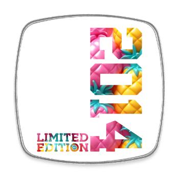12TH BIRTHDAY LIMITED EDITION 2014 - Square fridge magnet - white - Front