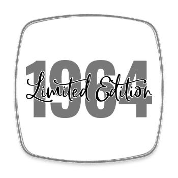Édition limitée 1964 - Magnet carré - blanc - Devant
