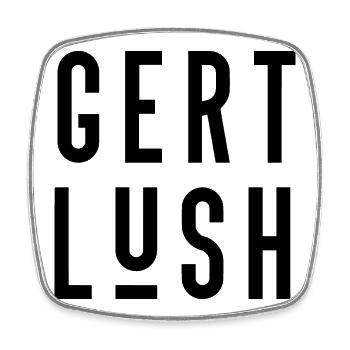 Bristol Dialect Gert Lush - Square fridge magnet - white - Front