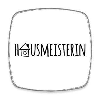 Hausmeisterin - Viereckiger Kühlschrankmagnet - Weiß - Vorne
