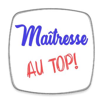 MISTRESS - Square fridge magnet - white - Front