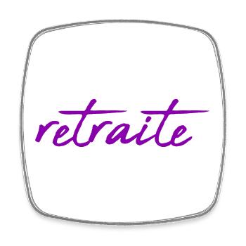 RETIREMENT. COLLEAGUE. RETIREMENT. RETIRED. RETIREMENT. - Square fridge magnet - white - Front
