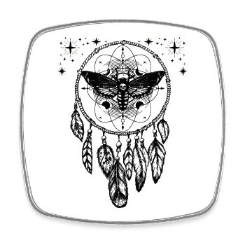 Tarot card occult astrology gothic esoteric - Square fridge magnet - white - Front