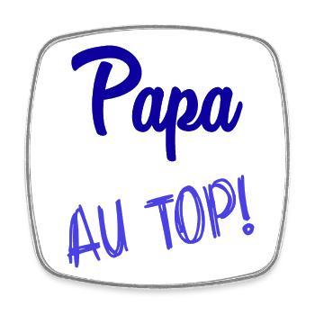 FROHER VATERTAG. PAPA. VATERTAG - Viereckiger Kühlschrankmagnet - Weiß - Vorne