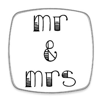 ICH LIEBE DICH. ICH LIEBE DICH. LIEBE. LIEBE. HERZ. HEIRAT - Viereckiger Kühlschrankmagnet - Weiß - Vorne