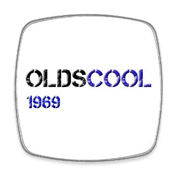 1969 olds cool - Magnet carré - blanc - Devant