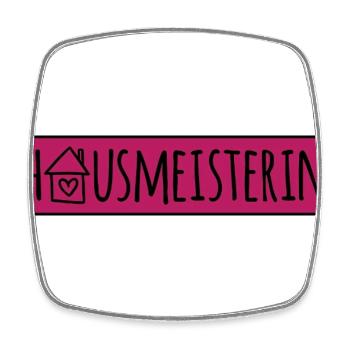 Hausmeisterin - Viereckiger Kühlschrankmagnet - Weiß - Vorne