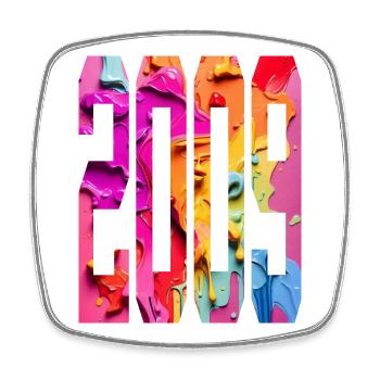 BUNT 17TH BIRTHDAY 2009 - Square fridge magnet - white - Front