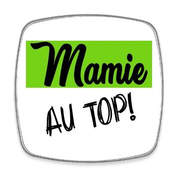 OMA. MUTTERTAG. ALLES GUTE ZUM OMA-TAG. ICH LIEBE DICH - Viereckiger Kühlschrankmagnet - Weiß - Vorne