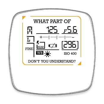 Photography Funny Sayings Photographers Gift - Square fridge magnet - white - Front
